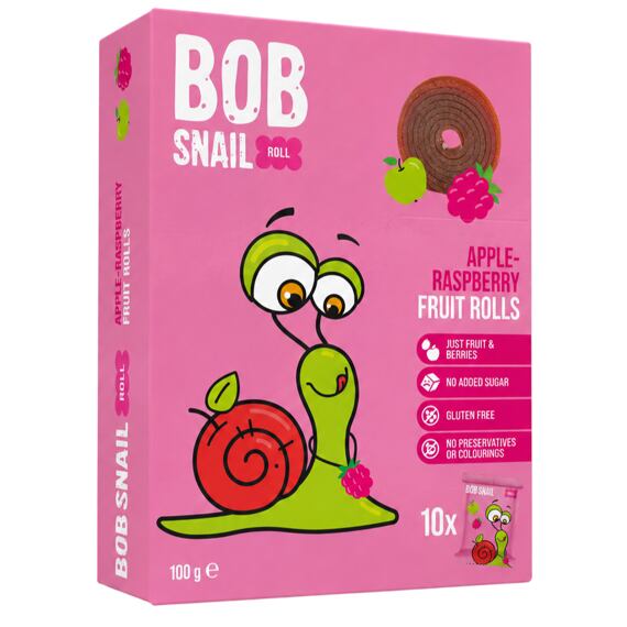 Šnek BOB ovocné rolky jablko-malina 100 g