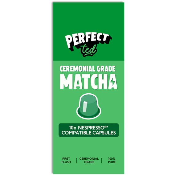PerfectTed Ceremonial Matcha Capsules Nespresso 10 pcs 1.5 g