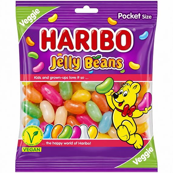 Haribo PL Jelly Beans fazolky s příchutí ovoce 80 g