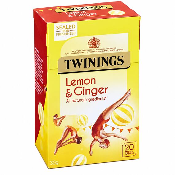 Twinings zázvorový čaj s citronovou kůrou 20 ks 30 g