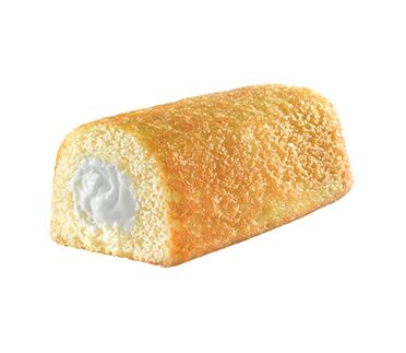 Piškotový zákusek plněný banánovou náplní. Hmotnost 38 g