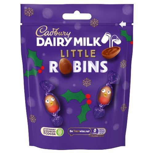 Cadbury Little Robins čokoládová vajíčka s čokoládovou náplní 77 g