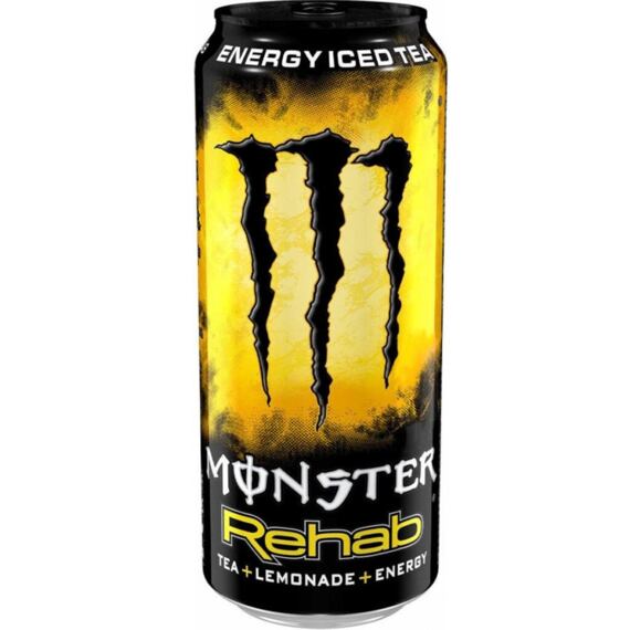 Monster EU Rehab energetický nápoj s příchutí citronové limonády s cukry a sladidly 500 ml
