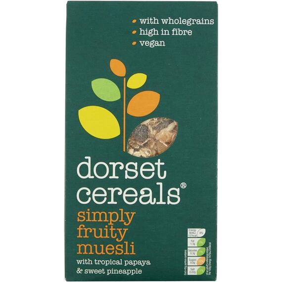 Dorset Cereals fruit muesli with papaya and pineapple 630 g
