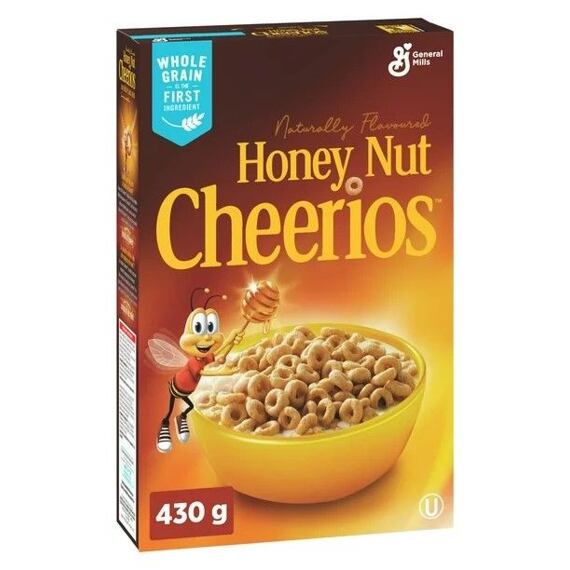 Cheerios whole grain cereal with almond and honey flavor 430 g
