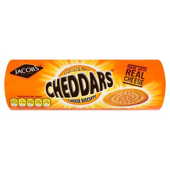Jacob's Cheddars sýrové sušenky 150 g