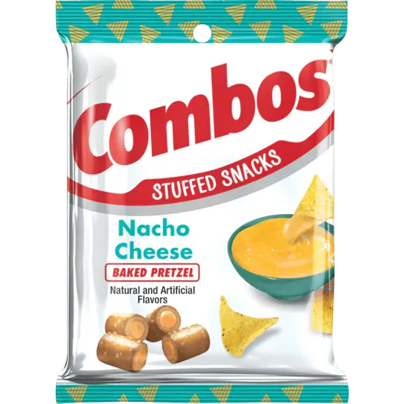 Combos Pretzel preclíky s náplní s příchutí sýru nacho 178,6 g