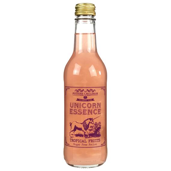 Potions Cauldron unicorn essence sparkling drink with tropical flavor without sugar 330 ml