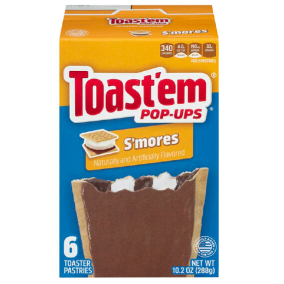 Toast'em pšeničné taštičky s náplní a polevou s příchutí čokolády a marshmallow 288 g
