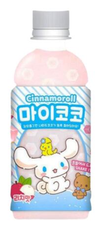 Measty KOR Cinnamoroll nápoj s příchutí liči s kokosovým želé s cukrem 340 ml