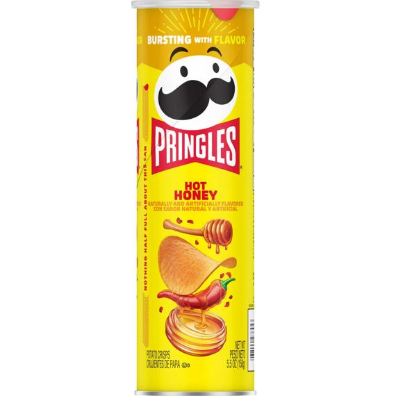 Pringles USA bramborové chipsy s příchutí pikantního medu 158 g