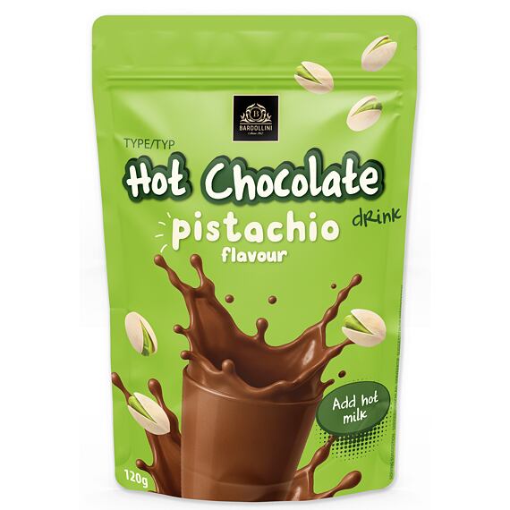 Bardollini Milkshake instantní mléčný nápoj s příchutí čokolády a pistácie 120 g