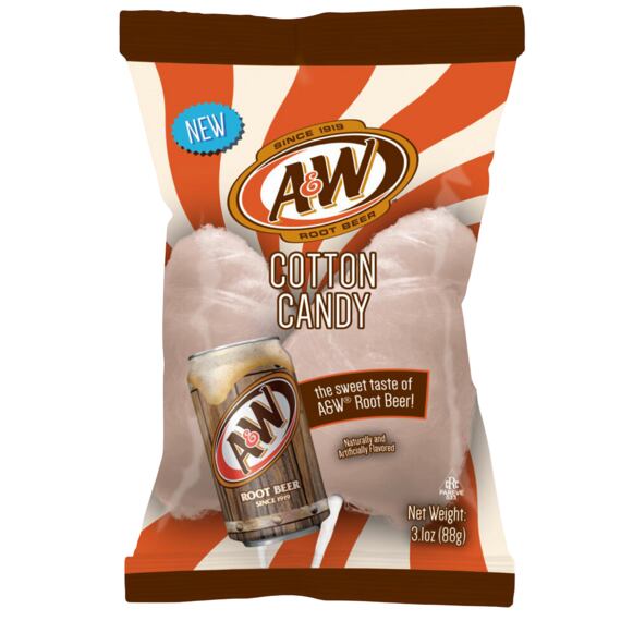 A&W cukrová vata s příchutí kořeněného piva 88 g
