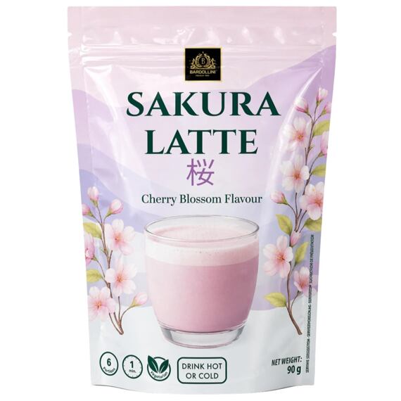 Bardollini instant milk drink Latté with sakura flavour 90 g