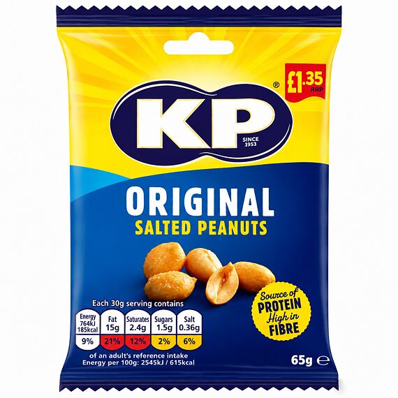 KP Original solené arašídy 65 g PM