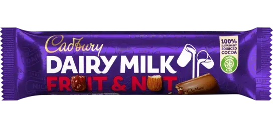 Cadbury mléčná čokoláda s mandlemi a rozinkami 49 g