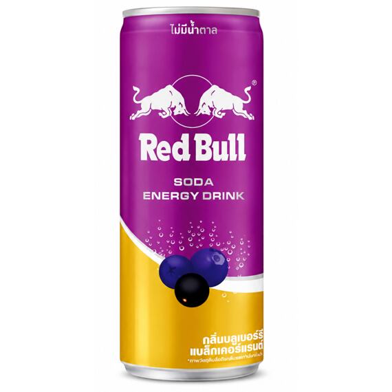 Red Bull TH Zero s příchutí borůvek a rybízu se sladidly 250 ml