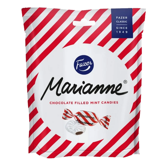 Fazer Marianne FIN mátové bonbony s kakaovou náplní 120 g