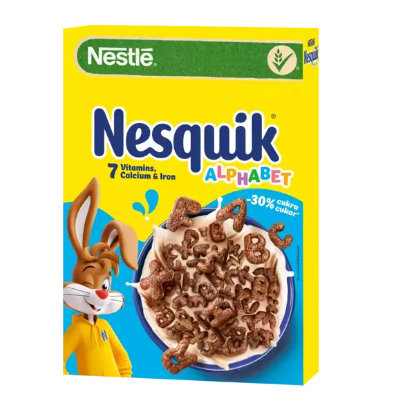 Nestlé Nesquik EU ABC cereálie s příchutí čokolády 325 g