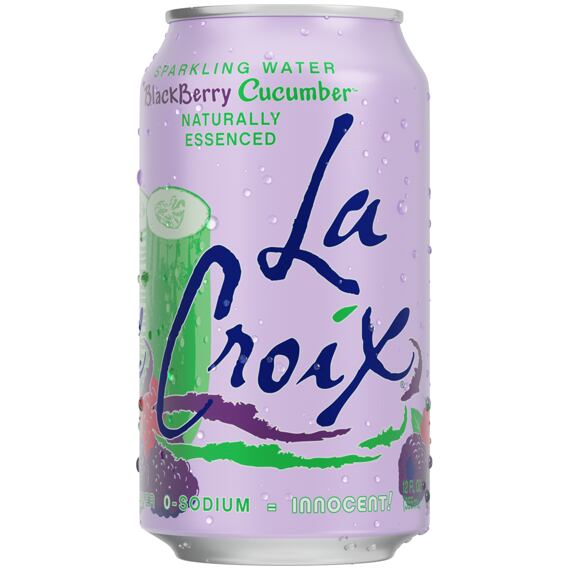 La Croix US Carbonated Water with Cucumber and Blackberry Flavor 355 ml