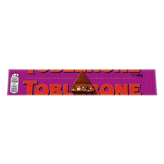 Toblerone EU Milk Chocolate with Fruit and Nuts, 100 g