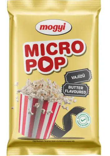 Mogyi EU Micropop popcorn s příchutí másla 100 g