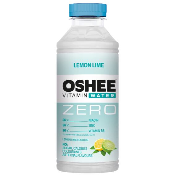 OSHEE Zero Vitamin Water, Lemon-Lime, 555 ml