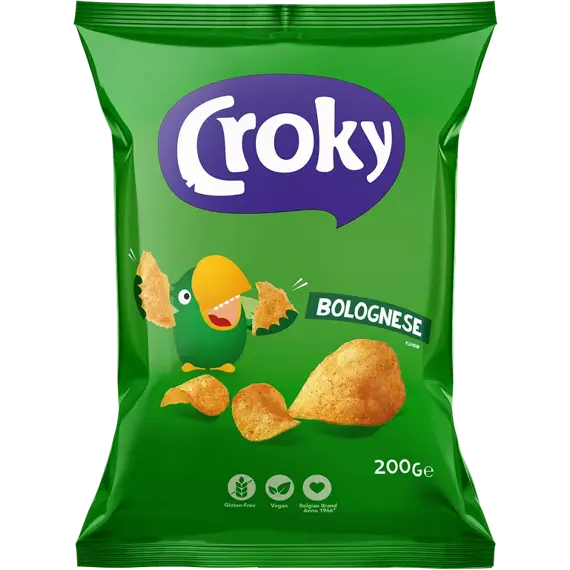 Croky bramborové chipsy s příchutí boloňské omáčky 200 g