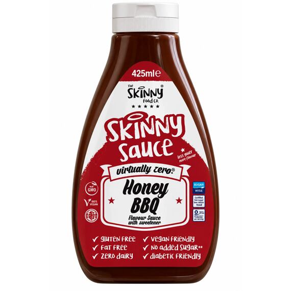 Skinny Foods nízkokalorická barbecue omáčka s medovou příchutí 425 g