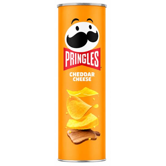 Pringles USA bramborové chipsy s příchutí sýru Čedar 158 g