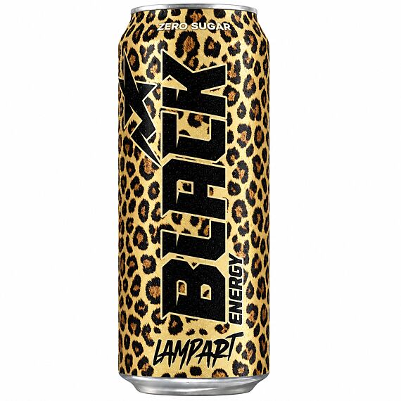 Black PL Energy Zero Lampart sycený s příchutí baobabu 500 ml