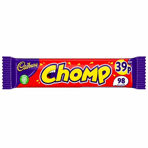 Cadbury Chomp tyčinka s karamelovou náplní s polevou z mléčné čokolády 21 g PM