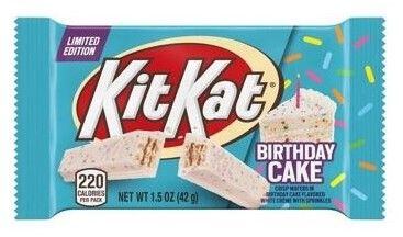 KitKat USA sušenka s polevou s příchutí narozeninového dortu 42 g