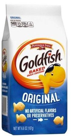 Goldfish wheat crackers in the shape of fish 187 g