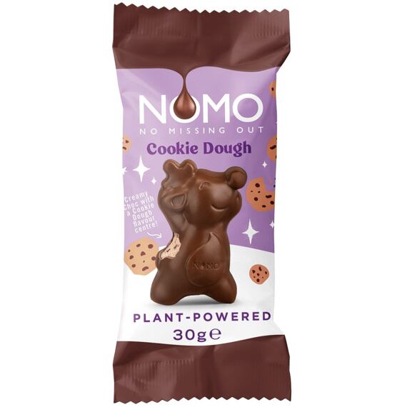 Nomo veganská čokoláda s náplní s příchutí sušenkového těsta 25 g