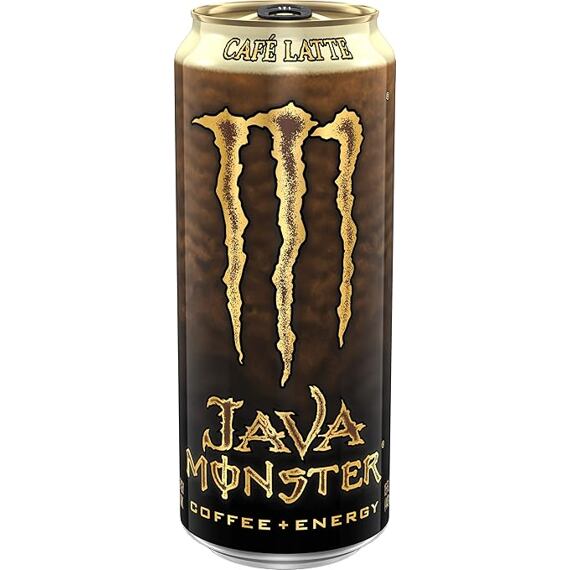 Monster Java Cafe Latte energetický nápoj s příchutí kávy 473 ml