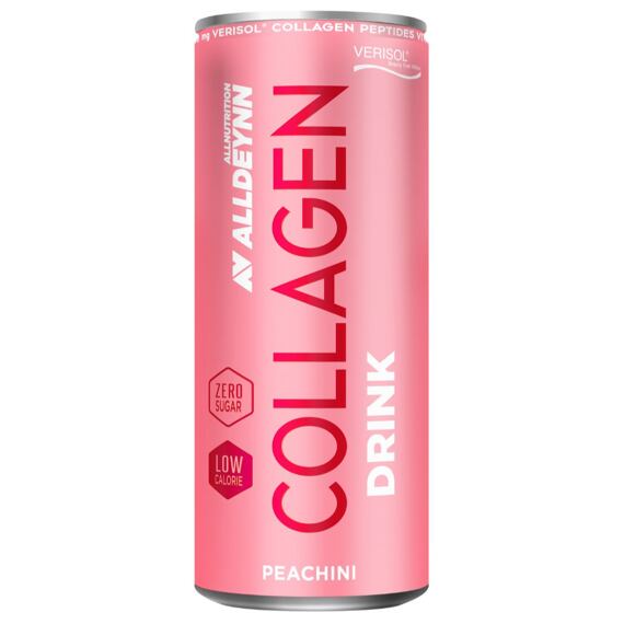 Alldeynn Collgen Nápoj s příchutí broskve, mandarinky a meruňky s kolagenem bez cukru 330 ml