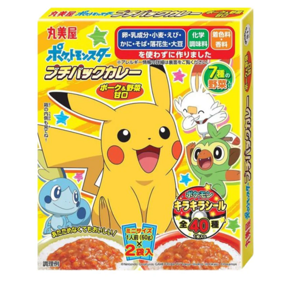 Marumiya Pokémon 30th JAP instantní kari s vepřovým masem a zeleninou 120 g