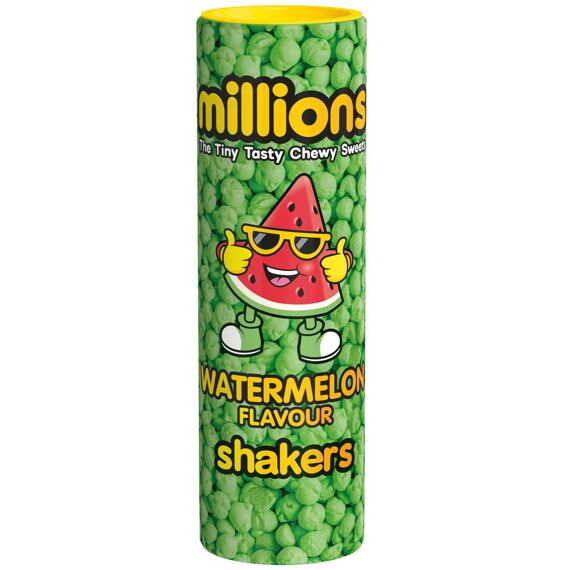 Millions Shakers bonbonky s melounovou příchutí 82 g