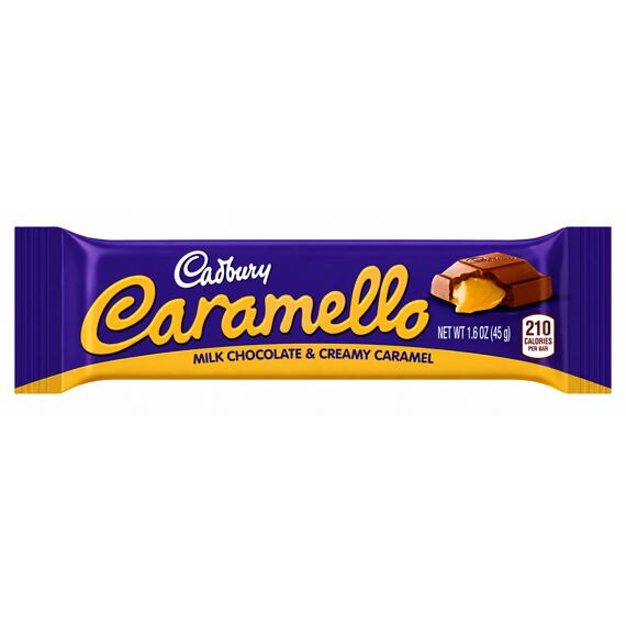 Cadbury Caramello tyčinka z mléčné čokolády s karamelovou náplní 45 g