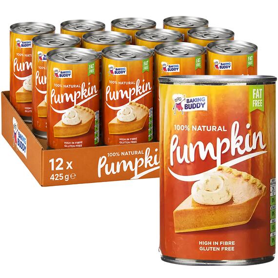Baking Buddy dýňové pyré 425 g Celé balení 12 ks