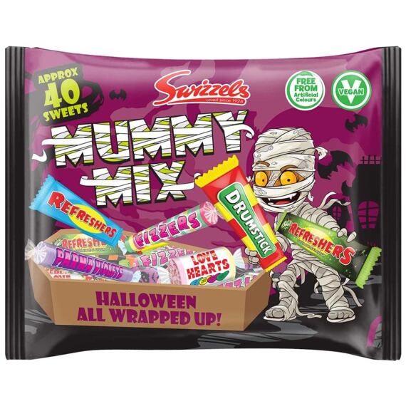 Swizzels UK Halloween Mummy mix bonbonků ovocných příchutí 340 g