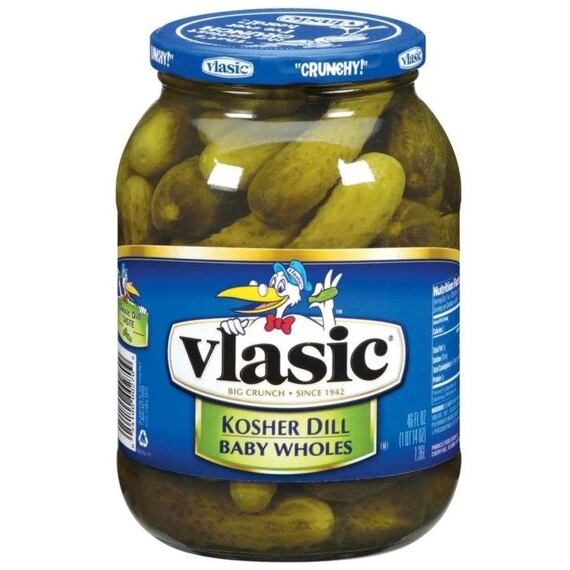 Vlasic Baby Dill Wholes nakládané okurky v koprovém nálevu 946 ml