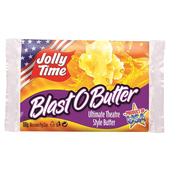 Jolly Time Blast O Butter popkorn s máslovou příchutí 100 g