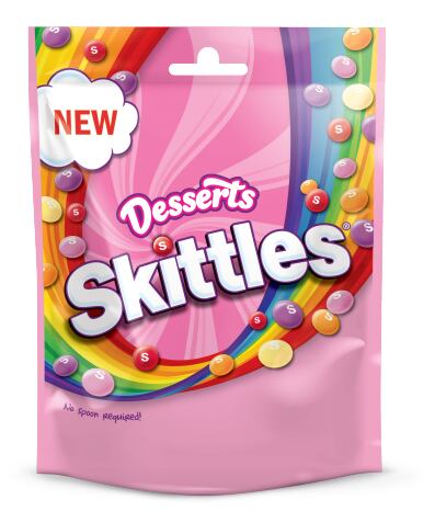 Skittles žvýkací bonbonky s příchutí dezertů 152 g