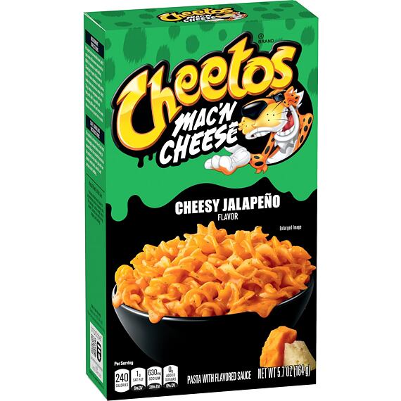 Cheetos USA Mac 'n Cheese instantní těstoviny se sýrem s příchutí jalapeňo 164 g