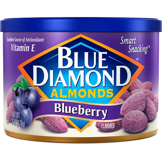 Blue Diamond mandle s borůvkovou příchutí 170 g