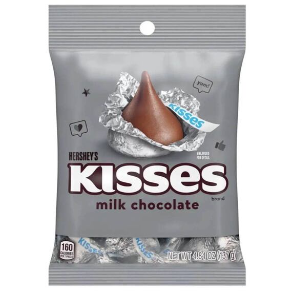 Hershey's USA Kisses pusinky z mléčné čokolády 137 g