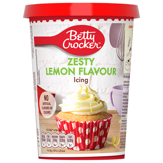 Betty Crocker Zesty poleva s příchutí citronu 400 g