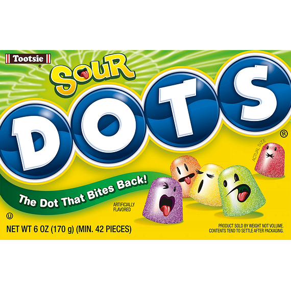 Dots fruit sour chewy candy 170 g